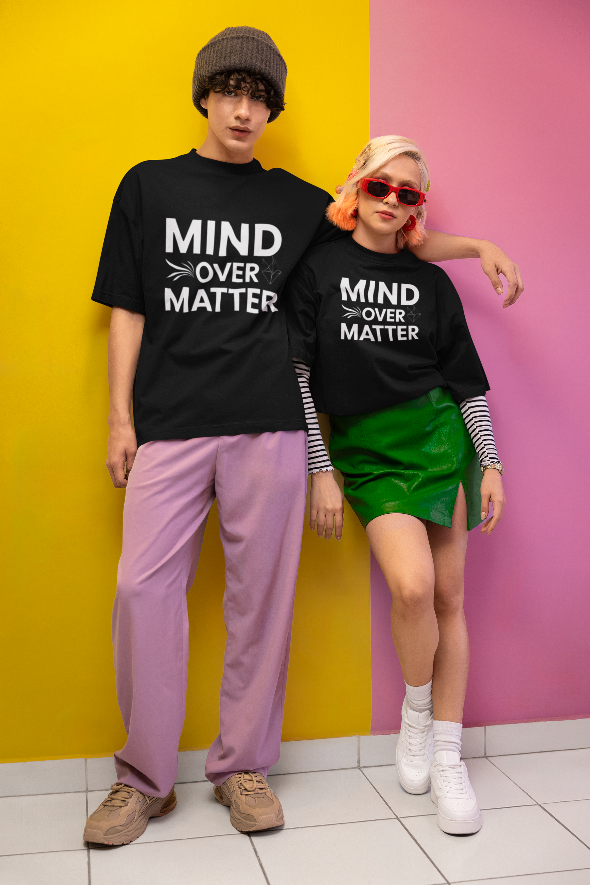 MIND OVER MATTER Unisex Stretch T-shirt