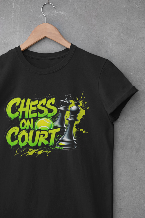 Chess on Court Unisex Classic Crew T-Shirt